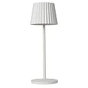 Lucide LED Akku-Tischleuchte JUSTINE, 2W, 2700K, 210lm, IP54, dimmbar, weiß
