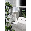 Lucide LED Akku-Tischleuchte JUSTINE, 2W, 2700K, 210lm, IP54, dimmbar, weiß