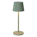 LED Akku-Tischleuchte JUSTINE, 2W, 2700K, 210lm, IP54, dimmbar, schwarz