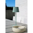 LED Akku-Tischleuchte JUSTINE, 2W, 2700K, 210lm, IP54, dimmbar, schwarz