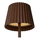 Lucide LED Akku-Tischleuchte JUSTINE, 2W, 2700K, 210lm, IP54, dimmbar, rostfarben