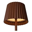 Lucide LED Akku-Tischleuchte JUSTINE, 2W, 2700K, 210lm, IP54, dimmbar, rostfarben
