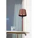 Lucide LED Akku-Tischleuchte JUSTINE, 2W, 2700K, 210lm, IP54, dimmbar, rostfarben