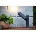 Lucide wallwasher TATUM LED cylindrical IP65, anthracite