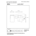 Lucide spot MANAL LED cylindrical, rotatable IP65, anthracite