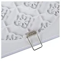 Lucide ceiling luminaire CERES LED square IP44, white dimmable