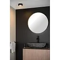 ceiling luminaire BRICE LED round IP44, black