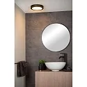ceiling luminaire BRICE LED round IP44, black