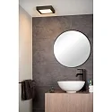 Lucide ceiling luminaire BRICE LED square IP44, black