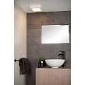 Lucide ceiling luminaire BRICE LED square IP44, white