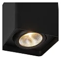 Lucide outdoor ceiling luminaire LEEDS IP54, black 