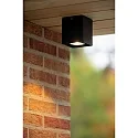 Lucide outdoor ceiling luminaire LEEDS IP54, black 