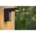 Lucide spot TEXAS IR LED square IP54, anthracite