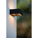 Lucide LED Outdoor Wandleuchte GOA, 1x6,5W, 3000K, IP54, oval, Anthrazit