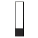 Lucide LED Outdoor Pollerleuchte GOA, 1x6,5W, 3000K, IP54, eckig, Anthrazit