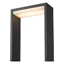 Lucide LED Outdoor Pollerleuchte GOA, 1x6,5W, 3000K, IP54, eckig, Anthrazit