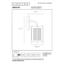 Lucide wall luminaire MAKKUM round E27 IP23, black