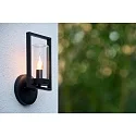 Lucide LED Outdoor Wandleuchte NISPEN, 1xE14, IP44, schwarz