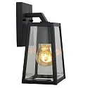 Lucide LED Outdoor Wandleuchte MATSLOT, 1xE27, IP23, 14,2x13x24,6 cm, schwarz
