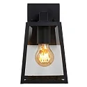 Lucide LED Outdoor Wandleuchte MATSLOT, 1xE27, IP23, 14,2x13x24,6 cm, schwarz