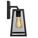 Lucide LED Outdoor Wandleuchte MATSLOT, 1xE27, IP23, 18x16,5x30,5 cm, schwarz