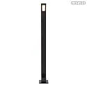 Lucide bollard lamp LAWFORD IP54, black 