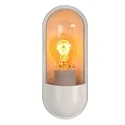 Lucide LED Outdoor Wandleuchte CAPSULE, 1xE27, IP54, weiß