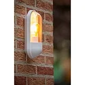 Lucide LED Outdoor Wandleuchte CAPSULE, 1xE27, IP54, weiß