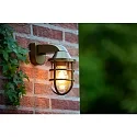 Lucide wall luminaire LEWIS oval E27 IP44, gold matt, brass