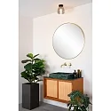 Lucide ceiling luminaire TYLER round G9 IP44, black matt