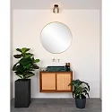 Lucide ceiling luminaire TYLER round G9 IP44, black matt
