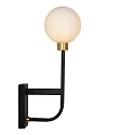 Lucide Wandleuchte BEREND Badezimmerleuchte, 1xG9, IP44, Höhe 39cm, schwarz