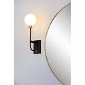 Lucide Wandleuchte BEREND Badezimmerleuchte, 1xG9, IP44, Höhe 39cm, schwarz