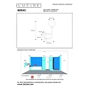 Lucide Wandleuchte BEREND Badezimmerleuchte, 1xG9, IP44, Höhe 39cm, schwarz