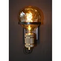 Lucide wall luminaire OTTELIEN square E27 IP20, gold matt, brass, black