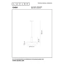 Lucide Pendelleuchte GIADA, Ø 30 cm, 1xE27, Gold matt, Messing