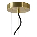 pendant luminaire FLORIEN oval E27 IP20, amber dimmable