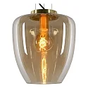 pendant luminaire FLORIEN oval E27 IP20, amber dimmable