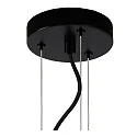 Lucide pendant luminaire FLORIEN oval E27 IP20, smoky colour dimmable