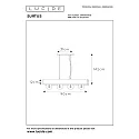 Lucide pendant luminaire SURTUS 4 flames, square E27 IP20, black