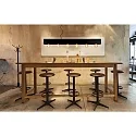 Lucide pendant luminaire SURTUS 6 flames, square E27 IP20, black