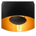 pendant luminaire NOLAN E27 IP20, gold matt, brass, black