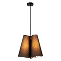 Lucide pendant luminaire GREGORY square E27 IP20, black