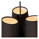Lucide pendant luminaire GREGORY square E27 IP20, black