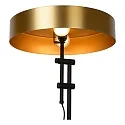 Lucide table lamp GIADA 2 flames, round E27 IP20, gold matt, brass, black 