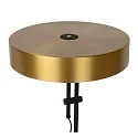 Lucide table lamp GIADA 2 flames, round E27 IP20, gold matt, brass, black 