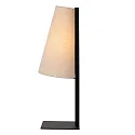 Lucide table lamp GREGORY square E27 IP20, beige, black 