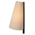 Lucide table lamp GREGORY square E27 IP20, beige, black 