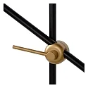 Lucide floor lamp PHILINE swivelling, rotatable, tiltable GU10 IP20, gold, black 