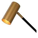 Lucide floor lamp PHILINE swivelling, rotatable, tiltable GU10 IP20, gold, black 